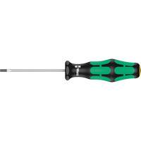 Slotted Screwdriver, 3/32" Tip, Round, 5-1/8" L, Plastic Handle Helyx Safety & Industrial Supplies