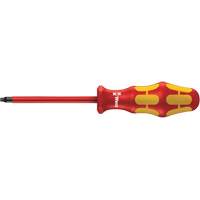Insulated Square Plus Screwdriver, #2 Tip, Round, 8-1/16" L, Plastic Handle Helyx Safety & Industrial Supplies