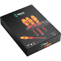 Jeu de tournevis isol&eacute;s, 1000 V, 6 M Helyx Safety & Industrial Supplies