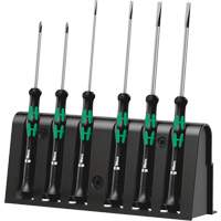 Micro Series Screwdriver Set with Rack, 6 Pcs. Helyx Safety & Industrial Supplies