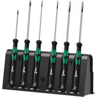 Micro Series Screwdriver Set with Rack, 6 Pcs. Helyx Safety & Industrial Supplies