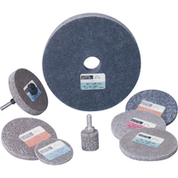 Standard Abrasives 500 Series Soft Density Unitized Wheels, 3" x 1/4", 1/4" Arbor, Medium Grit, Aluminum Oxide Helyx Safety & Industrial Supplies
