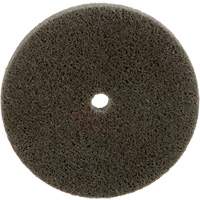 Standard Abrasives Unitized Wheel, 3" x 1/4", 1/4" Arbor, Fine Grit, Aluminum Oxide Helyx Safety & Industrial Supplies