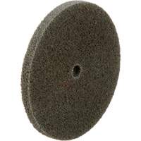 Standard Abrasives Unitized Wheel, 3" x 1/4", 1/4" Arbor, Fine Grit, Aluminum Oxide Helyx Safety & Industrial Supplies