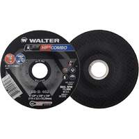 HP Combo Depressed Center Combination Wheel, 4-1/2" x 1/8", 7/8" Arbor, Type 27 Helyx Safety & Industrial Supplies