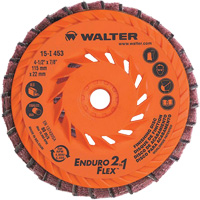 Meule &agrave; lamelles Enduro-Flex 2-in-1, 4-1/2" x 5/8"-11, Grain 80, C&eacute;ramique Helyx Safety & Industrial Supplies