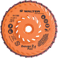 Enduro-Flex 2-in-1 Flap Disc, 5" x 5/8"-11, 80 Grit, Ceramic Helyx Safety & Industrial Supplies