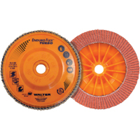 Disque &agrave; lamelles Turbo Enduro-Flex, 4-1/2" x 5/8"-11, Type 27S, Grain 36/60, C&eacute;ramique Helyx Safety & Industrial Supplies