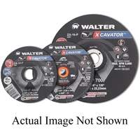 XCAVATOR Grinding Wheel, 4-1/2" x 1/4", 5/8"-11 Arbor, Zirconium, Type 27 Helyx Safety & Industrial Supplies