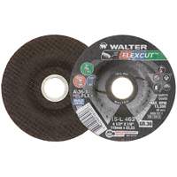 FLEXCUT Grinding Wheel, 4-1/2", 36 Grit, Aluminum Oxide, 7/8", 13300 RPM, Type 29 Helyx Safety & Industrial Supplies