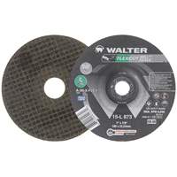 FLEXCUT MILL SCALE Grinding Wheel, 7", 36 Grit, Aluminum Oxide, 7/8", 8600 RPM, Type 29 Helyx Safety & Industrial Supplies
