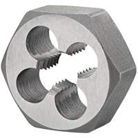 Hexagon Rethreading Bolt Die, 1.3" Dia., M16x2 Thread, High Speed Steel Helyx Safety & Industrial Supplies