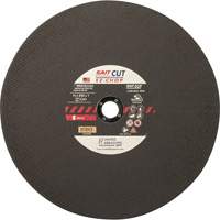 Chop Saw Wheel, 12" x 0.093"/3/32", 1" Arbor, Type 1, Aluminum Oxide, 5100 RPM Helyx Safety & Industrial Supplies