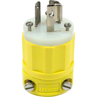 2-Pole 3-Wire Grounding Locking Plug, Nylon, 15 Amps, 250 V, L6-15P Helyx Safety & Industrial Supplies