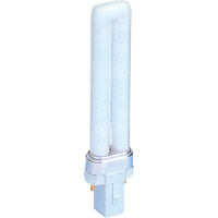 Compact Flourescent Lamps - Universal, 9 W, S (T4), 4000 K Helyx Safety & Industrial Supplies