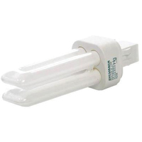Lampe fluorescente compacte, D (T4), 13 W, 2700 K, Base GX23-2, 10 000 h Helyx Safety & Industrial Supplies