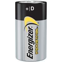 Alkaline Industrial Batteries, D, 1.5 V Helyx Safety & Industrial Supplies