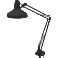 LAMPES DE TRAVAIL COMBIN&eacute;ES ROBUSTES, 22/60 W, Fluorescent/Incandescente, Col 45", Noir Helyx Safety & Industrial Supplies