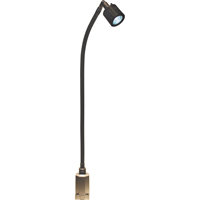 Lampe &agrave; col-de-cygne &agrave; flux &eacute;lev&eacute; de la s&eacute;rie LS, 5 W, DEL, Col 27", Noir Helyx Safety & Industrial Supplies