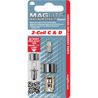 Ampoule de rechange pour lampe de poche &agrave; 2 piles C & D Helyx Safety & Industrial Supplies
