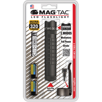 Mag-Tac Tactical Flashlights, LED, 320 Lumens, CR123 Batteries Helyx Safety & Industrial Supplies