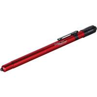 Lampe stylo Stylus, DEL, 11 lumens, Corps en Aluminium, piles AAAA, Compris Helyx Safety & Industrial Supplies