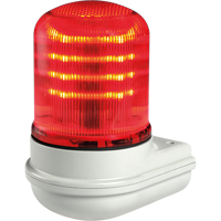 Balises modulaires multifonctionnelles &agrave; DEL Streamline, Continu/Clignotement/Rotatif, Rouge Helyx Safety & Industrial Supplies