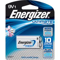 Batteries au lithium, 9 V Helyx Safety & Industrial Supplies