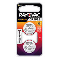 CR2025 Lithium Coin Cell Batteries, 3 V Helyx Safety & Industrial Supplies