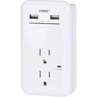 Prime&reg; USB Charger with Surge Protector Helyx Safety & Industrial Supplies