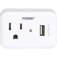 Prime&reg; USB Charger with Surge Protector Helyx Safety & Industrial Supplies