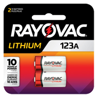 Batteries au lithium, 123, 3 V Helyx Safety & Industrial Supplies