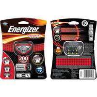 Lampe frontale Vision, DEL, 200 lumens, 8,5 hres de fonctionnement, piles AAA Helyx Safety & Industrial Supplies