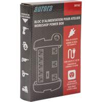 Workshop Surge Protector Power Strip, 8 Outlets, 1350 J, 1875 W, 6' Cord Helyx Safety & Industrial Supplies