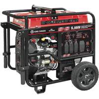 V-Twin Gasoline Generator, 15000 W Surge, 12500 W Rated, 120 V/240 V, 40 L Tank Helyx Safety & Industrial Supplies