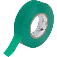 Electrical Tape, 19 mm (3/4") x 18 M (60'), Green, 7 mils Helyx Safety & Industrial Supplies