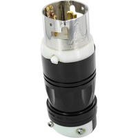 California Style Locking Plug, Nylon, 50 Amps, 120 V/250 V, Non-NEMA Helyx Safety & Industrial Supplies