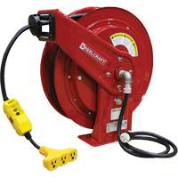70000 Power Cord Reel, 100', SEOOW, 12 Gauge, 15 A Helyx Safety & Industrial Supplies