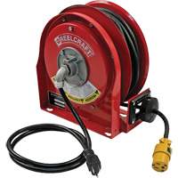 3000 Compact Premium Duty Cord Reel, 30', SJTO, 12 Gauge, 15 A Helyx Safety & Industrial Supplies