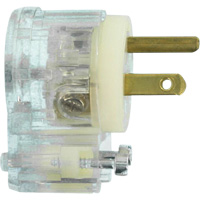 Prise de rallonge &agrave; angle de qualit&eacute; hospitali&egrave;re, Nylon, 15 A, 125 V Helyx Safety & Industrial Supplies