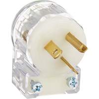 Prise de rallonge &agrave; angle de qualit&eacute; hospitali&egrave;re, Nylon, 20 A, 250 V Helyx Safety & Industrial Supplies