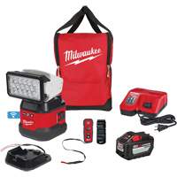 Ensemble d'&eacute;clairage orientable polyvalent &agrave; t&eacute;l&eacute;commande, DEL, 4250 lumens Helyx Safety & Industrial Supplies