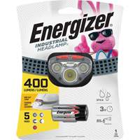 Lampe frontale avec mise au point Vision HD+, DEL, 400 lumens, 3 hres de fonctionnement, piles AAA Helyx Safety & Industrial Supplies