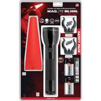 Safety Flashlight Pack, LED, 487 Lumens, D Batteries Helyx Safety & Industrial Supplies