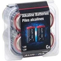 Industrial Alkaline Batteries, C, 1.5 V Helyx Safety & Industrial Supplies