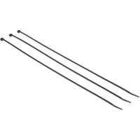 Steel Barb Cable Tie, 7-3/10" Long, 50 lbs. Tensile Strength, Black Helyx Safety & Industrial Supplies