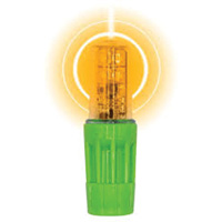 Lampe &agrave; DEL tr&egrave;s lumineuse Rocket II pour les fouets d'avertissement style &agrave; douille 1156, Clignotement, Ambr&eacute;e Helyx Safety & Industrial Supplies