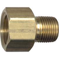 Adaptateur de tuyau, FPT x NPT, 1/4" x 1/8" dia., Laiton Helyx Safety & Industrial Supplies