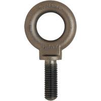 Eye Bolt, 1-11/16" Dia., 2-1/4" L, Uncoated Natural Finish, 10600 lbs. (5.3 tons) Capacity Helyx Safety & Industrial Supplies